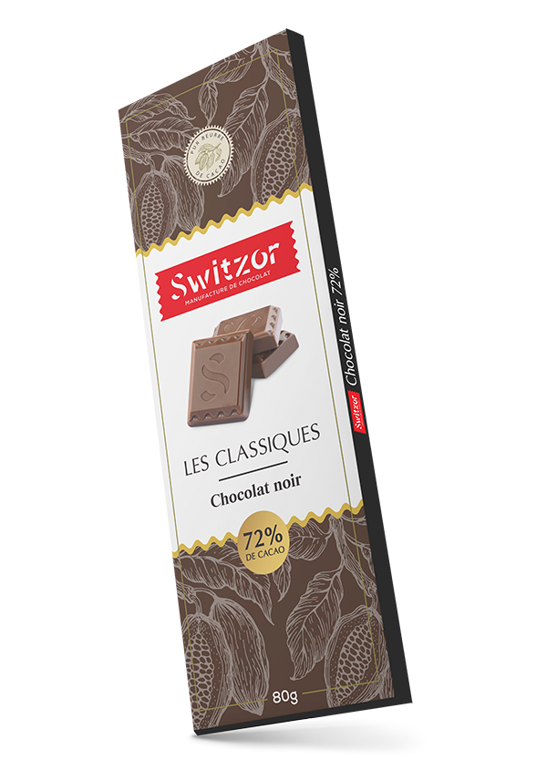 Chocolat noir 72% de cacao 80g